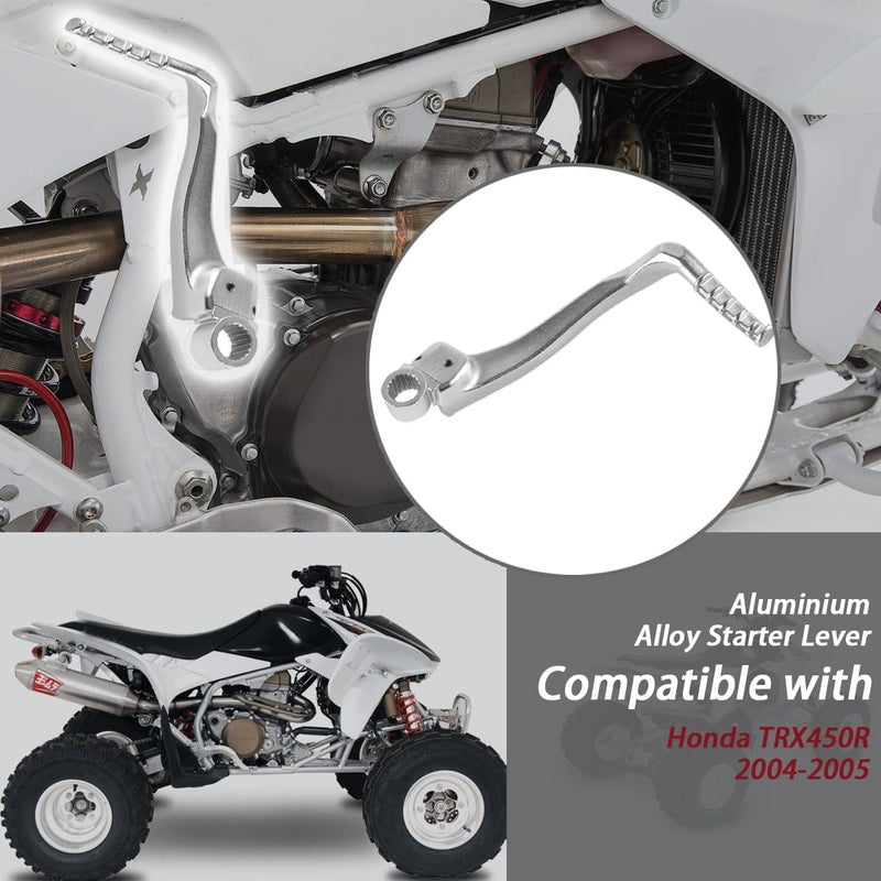 Ciuouient 28300-HP1-000 28302-HP1-000 Kick Start Lever, Aluminium Alloy Starter Lever Compatible with Honda TRX450R TRX450 R TRX 450 R 2004-2005 - Image 2